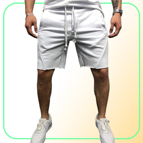 Mens New summer Cotton Men shorts bodybuilding Fitness sweat shorts Jogger Casual Gyms mens Asian Size8003523