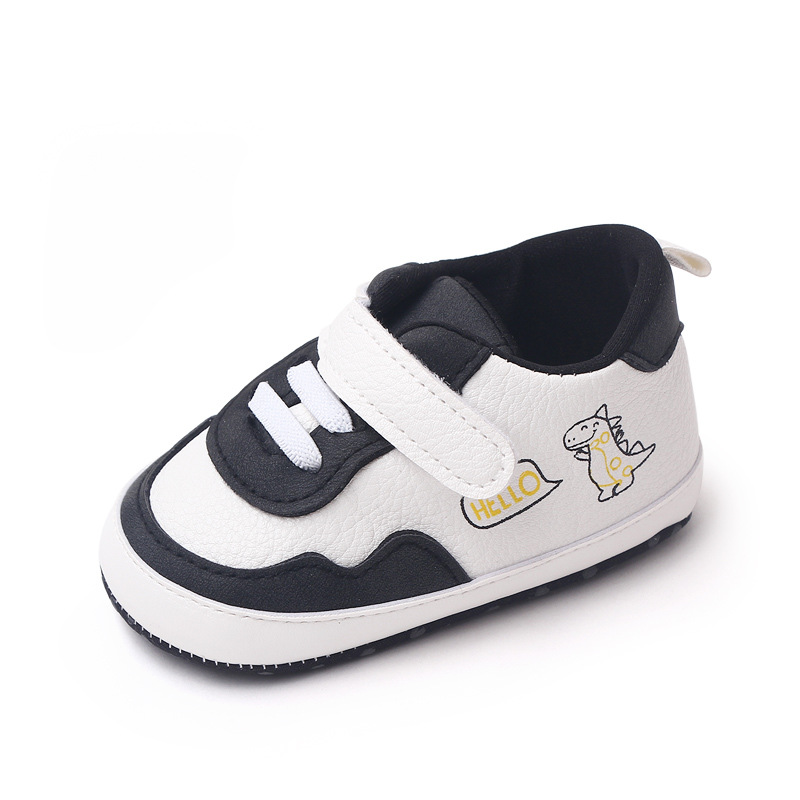 Baby First Walker Crib Shoes Spring and autumn newborn boy clothes breathable PU leather soft sole toddler girl shoes
