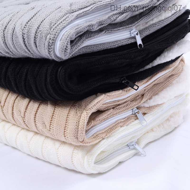 Pajamas Baby winter stroller packaging blanket thick knit crochet baby sleeping bag baby sleeping bag Z230811