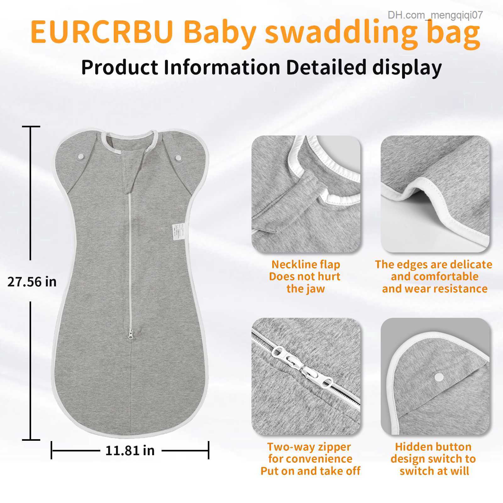 Pajamas Swaddle Blanket sleeping bag a wearable sleeping bag for newborns suitable for infants girls and boys aged 0-6 months Z230810