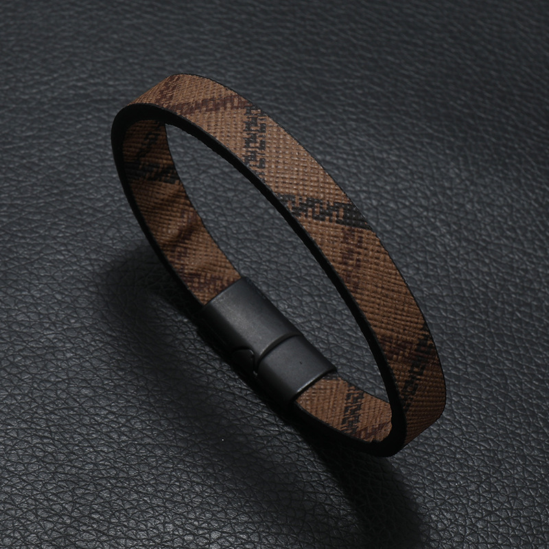 Classic Design Colorful Leather Bracelet Jewelry for Gift