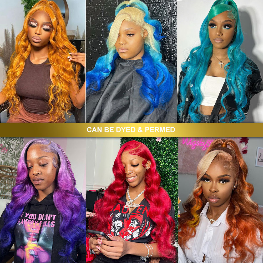 30 40 Inch Honey 613 Blonde Lace Frontal Human Hair Wigs HD Transparen 13X4 Body Wave 13X6 Brazilian Front Wig For Women