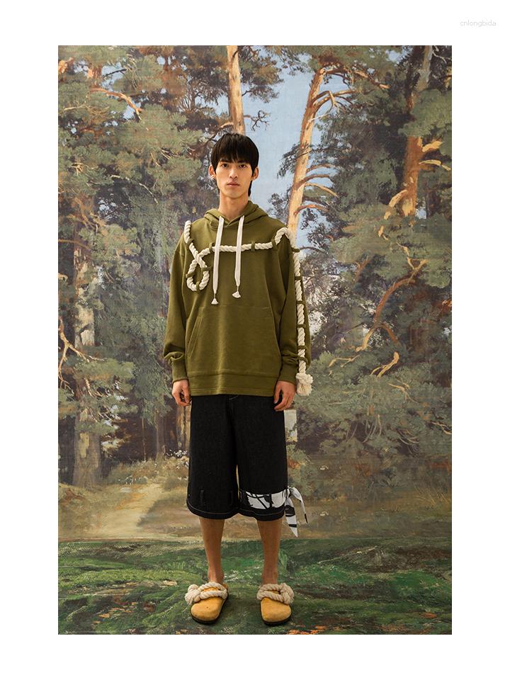 Men's Hoodies Fashion & Sweatshirts Runway Luxury European Design Party Style Clothing