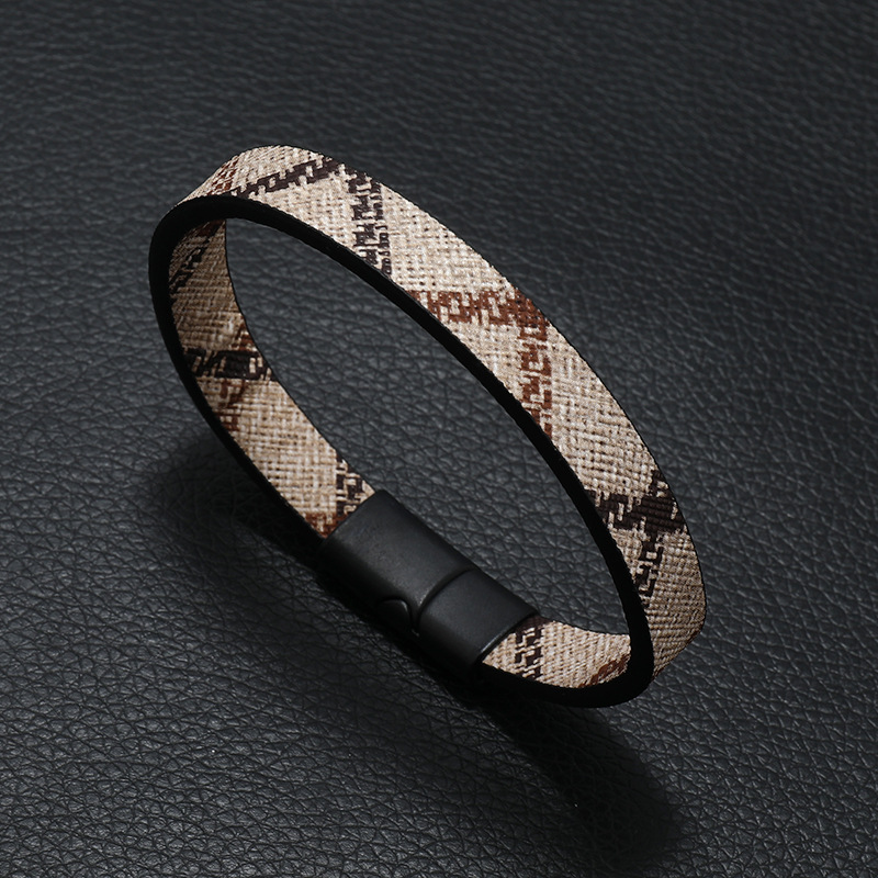 Classic Design Colorful Leather Bracelet Jewelry for Gift