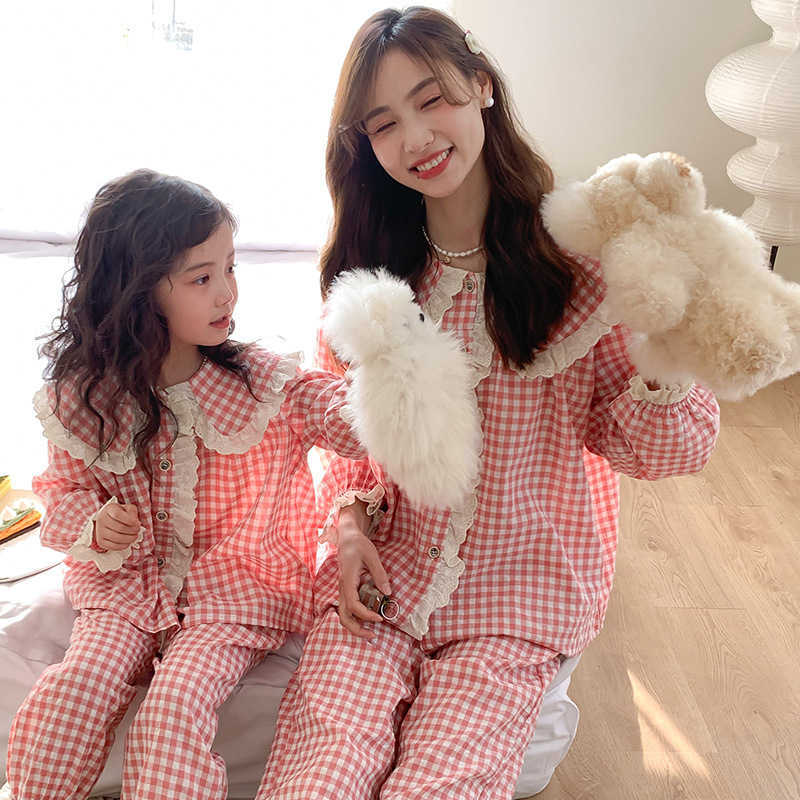 Family Matching Outfits Mommy And Me Clothes Outfits Tops Pants Family Matching Pajamas For Women Sets Mother And Daughter Nightwear Girls Sleepwear R