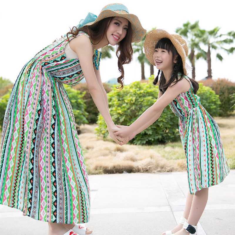 Family Matching Outfits Family Matching Outfits Summer Mom Daughter Vacation Beach Long Dress Father Son T-shirt Shorts Couple Lovers Clothing R230810