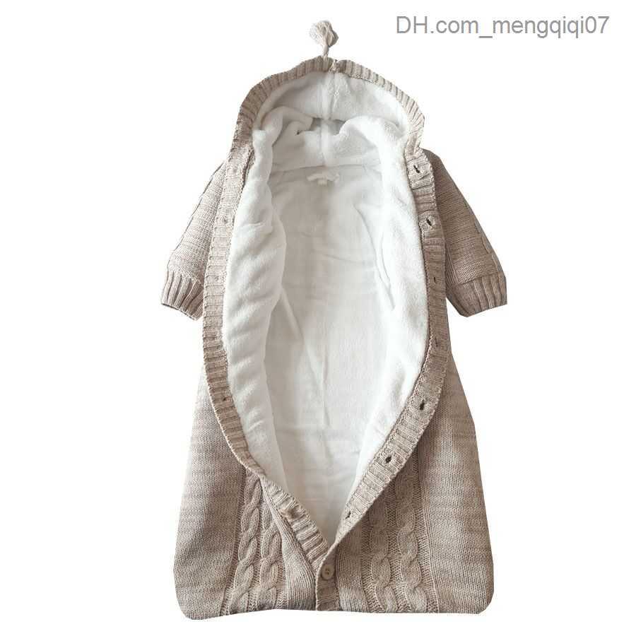 Pajamas Baby Boys and Girls Knitted Sleeping Bag Baby Sleeping Bag Z230810