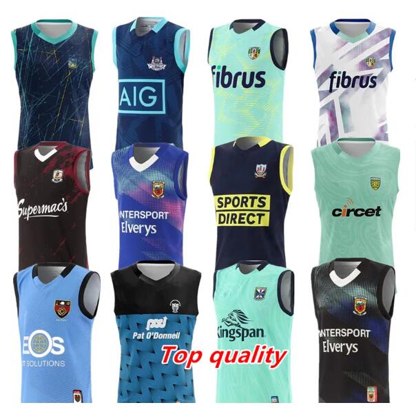 new 23 24 GAA rugby jersey Leisure sports vest 2023 2024 All team Kerry Mayo Limerick Galway Dublin Down Cork Clare Cavan Antrim singlet jerseys