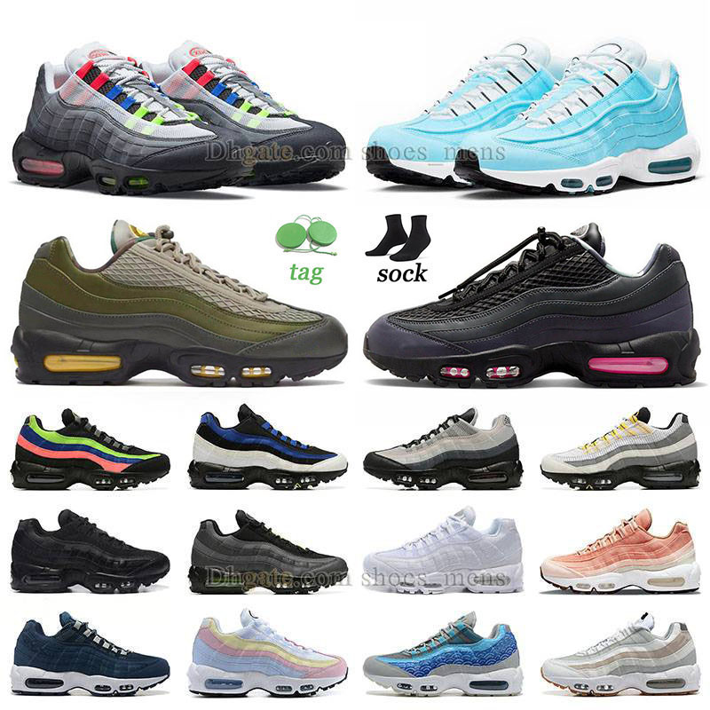 95s mens running shoes Cort 95 Pink Beam Aegean Storm Sequoia Sketch Club Cool Grey Dark Army OG Neon Crystal Blue Greedy 3 3.0 men trainers dhgate Designer sneakers mens