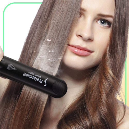 Steam Hair Straightener Flat Iron Professional Ceramic Tourmaline 2in1 Straightening Iron Adjustable 300450F Salon Heat 1102