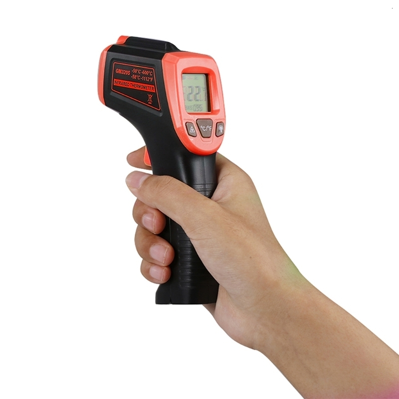 wholesale Instruments GM320S Non-Contact Industrial Infrared Thermometer IR High Temperature Gun LCD Laser-Pointer 230809