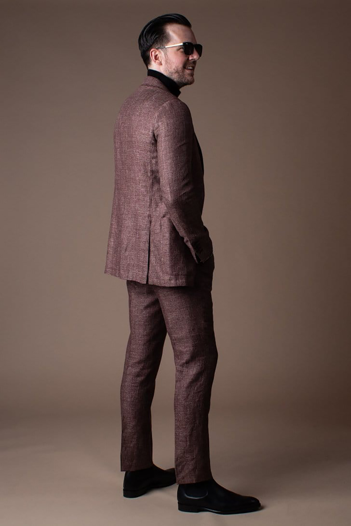 Formal Men's Suits Elegant And Modern Tuxedos For Male Casual Fashion Groom Wear Notched Lapel Jacket 3 Pcs Customize