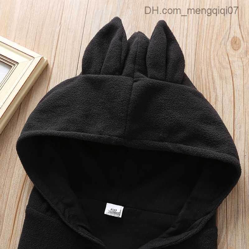 Pajamas Newborn Halloween Bat Sleeping Bag Solid Hooded Baby Warm Shockproof Comfortable Halloween Clothing Z230810