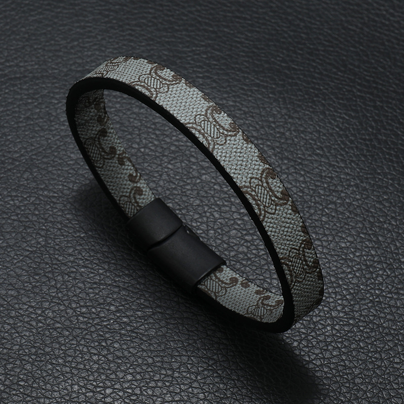 Classic Design Colorful Leather Bracelet Jewelry for Gift
