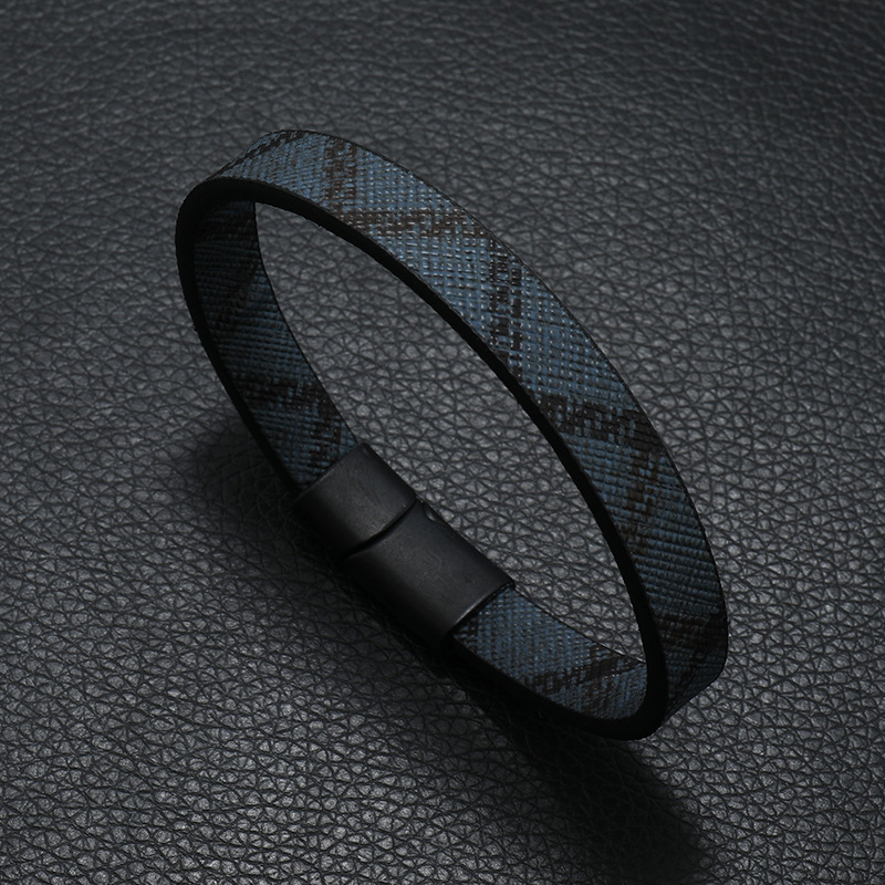 Classic Design Colorful Leather Bracelet Jewelry for Gift