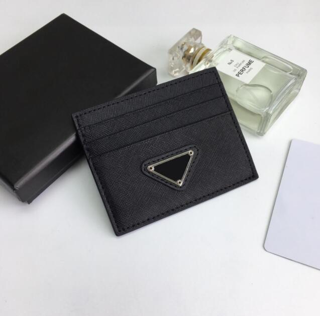 New Card Holder Wallet Ladies Men Pure High End Designer Belt Box