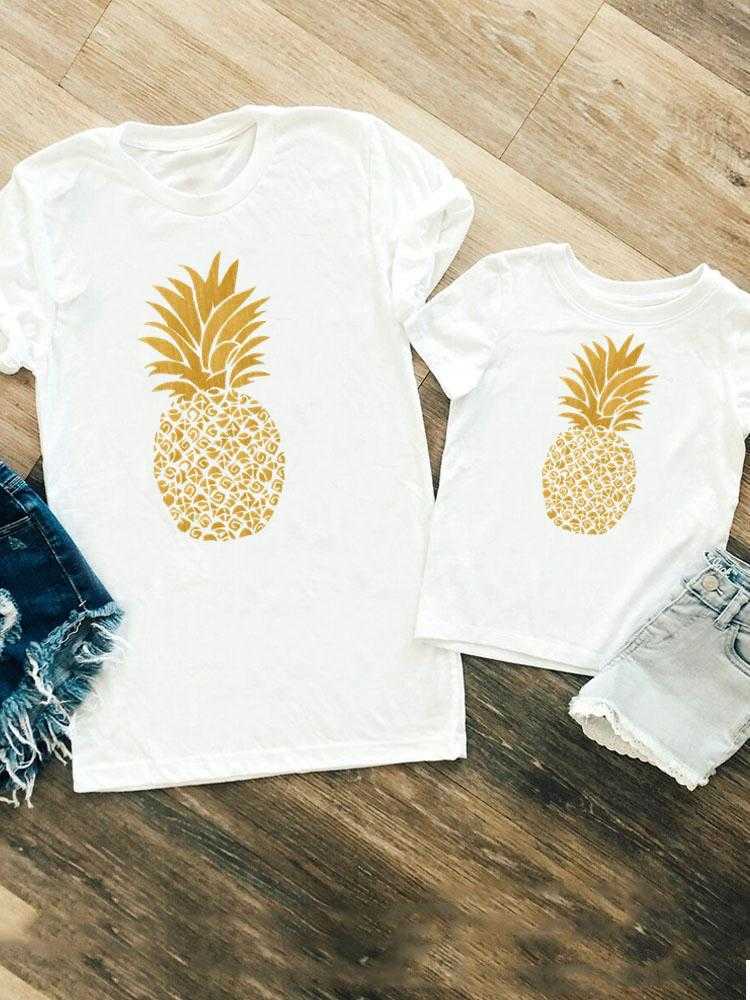 Family Matching Outfits Family Matching Outfits Leopard Flower Floral 90s Women Girls Boys Kid Child Summer Mom Mama Tshirt Tee T-shirt Clothes Clothi