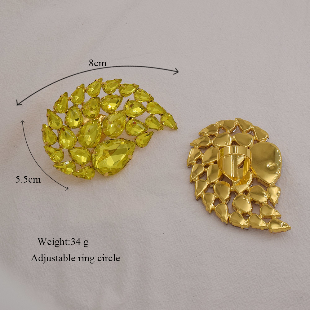 Solitaire Ring CUIER 8cm Huge Size Water Drop Rings for women Bling bling Glass Gem Wedding Jewelry Fashion TV show jewelry 230810