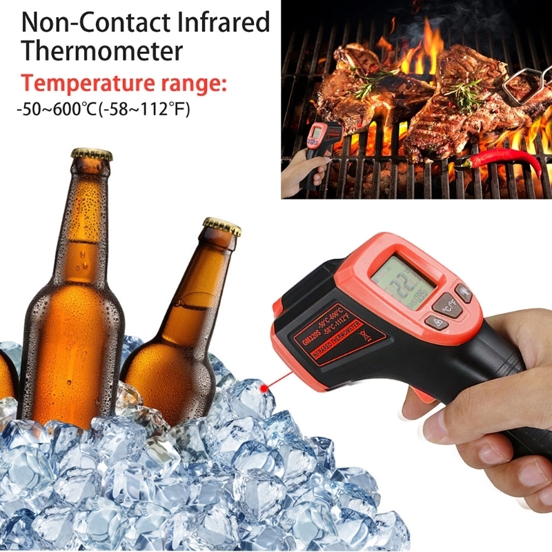 wholesale Instruments GM320S Non-Contact Industrial Infrared Thermometer IR High Temperature Gun LCD Laser-Pointer 230809