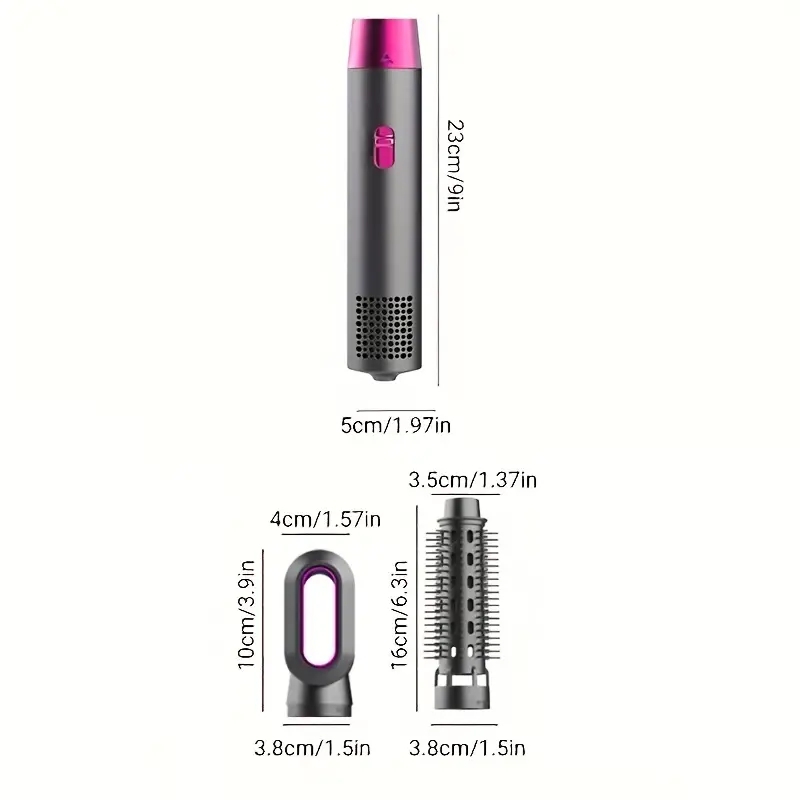 2 In 1 Hair Dryer Brush Portable Hot Air Brush Hair Styling Tool For Women And Men For Home Travel Use