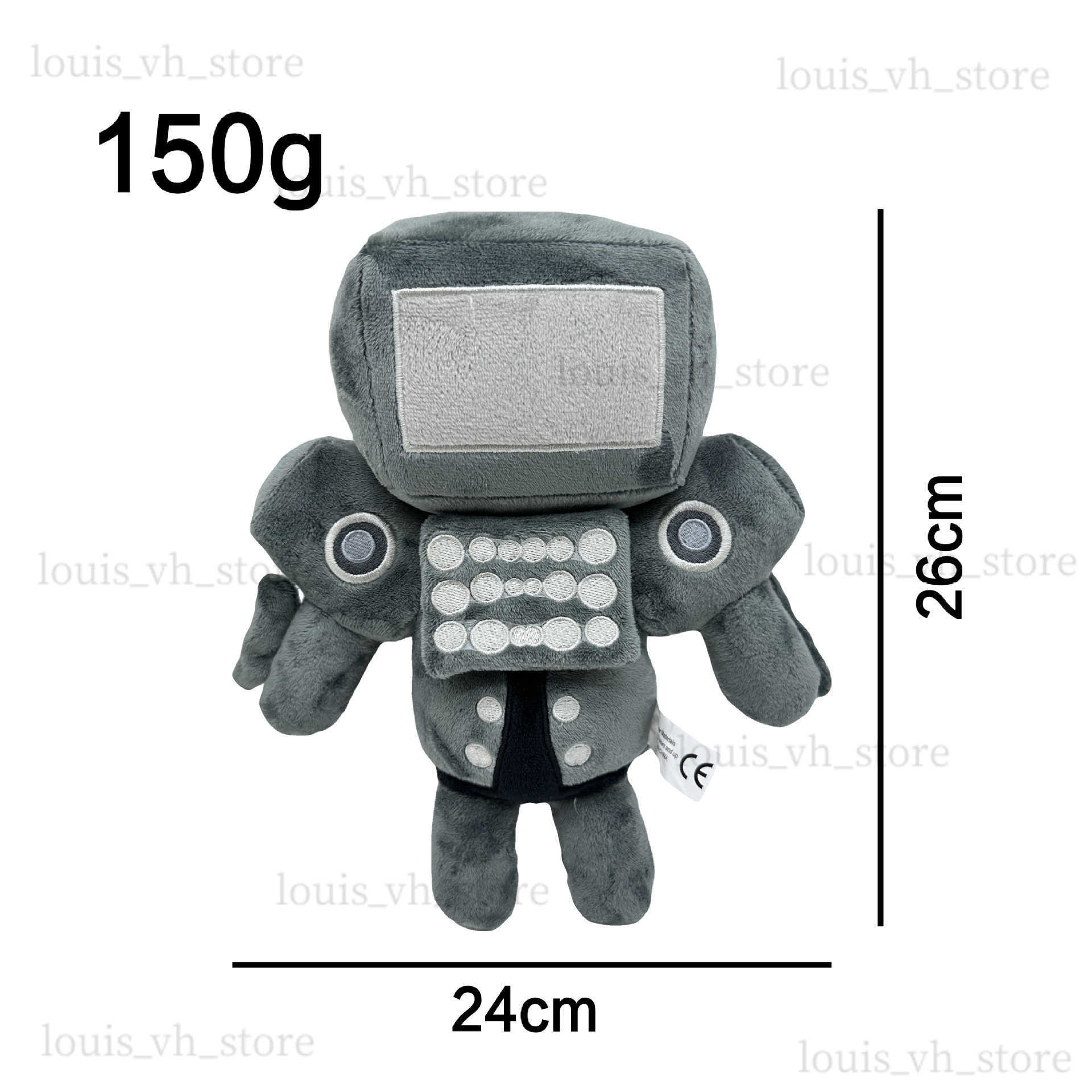 1/13pcs Skibidi Toilet Plush Toy New Skibidi Doll Stuffed Toy Skibidi Yes Dop Speaker Man TV Man Camara Camera Man Plush Toy T240104