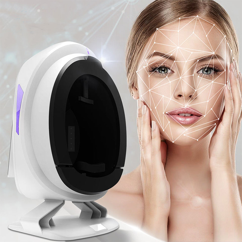 Profession 8 In 1 Facial Skin Analyzer Machine Home Use For Face Detect Skin Moisture Skin Wrinkle analysis For Beauty Salon