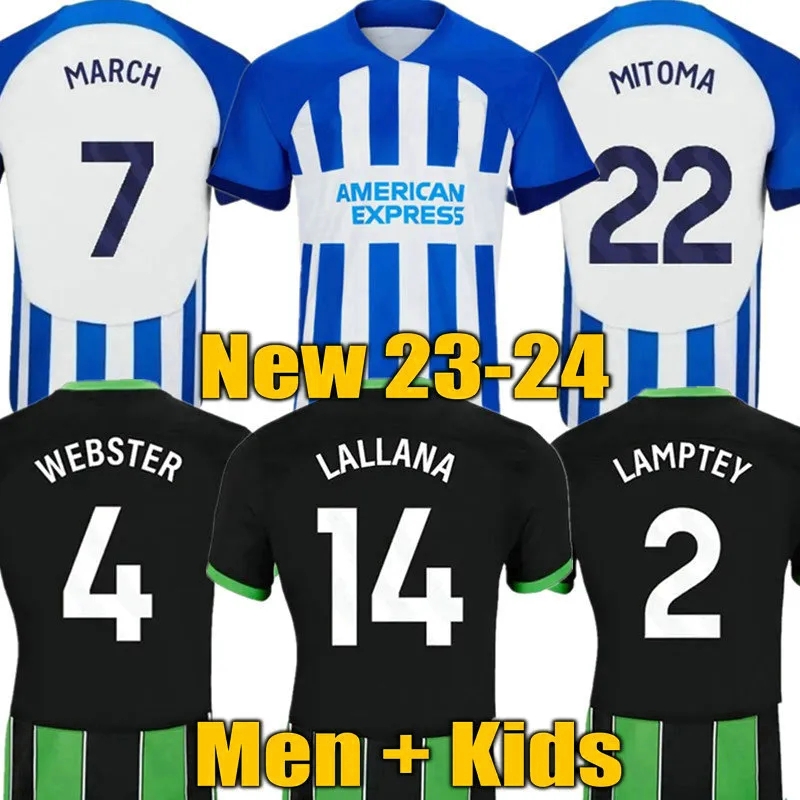 MITOMA 23 24 ANSU FATI BHAFC soccer jerseys GROSS 2023 2024 WELLBECK Seagull football shirt MARCH ENCISO PROPPER LAMPTEY FERGUSON CAICEDO Men Kids Kit Brightons