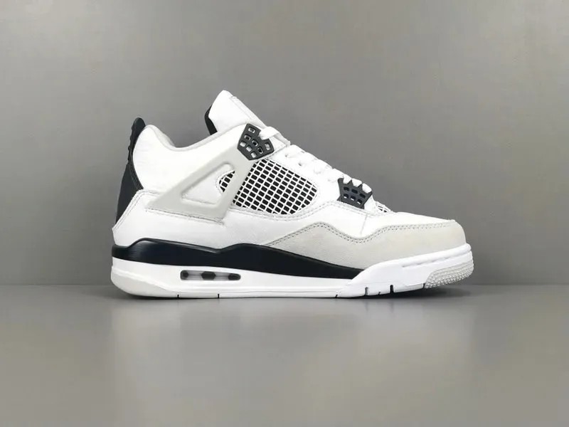 Top Quality Jumpman 4s Men Women Shoes Military Black White Grey Designer Unisex Basketball Shoes Outdoor Sneakers Size Available Fast Delivery With box
