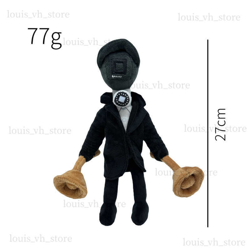 1/13pcs Skibidi Toilet Plush Toy New Skibidi Doll Stuffed Toy Skibidi Yes Dop Speaker Man TV Man Camara Camera Man Plush Toy T240104