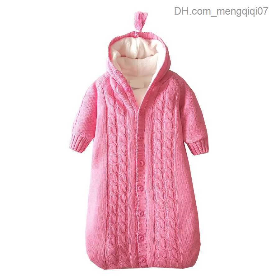 Pajamas Baby Boys and Girls Knitted Sleeping Bag Baby Sleeping Bag Z230810