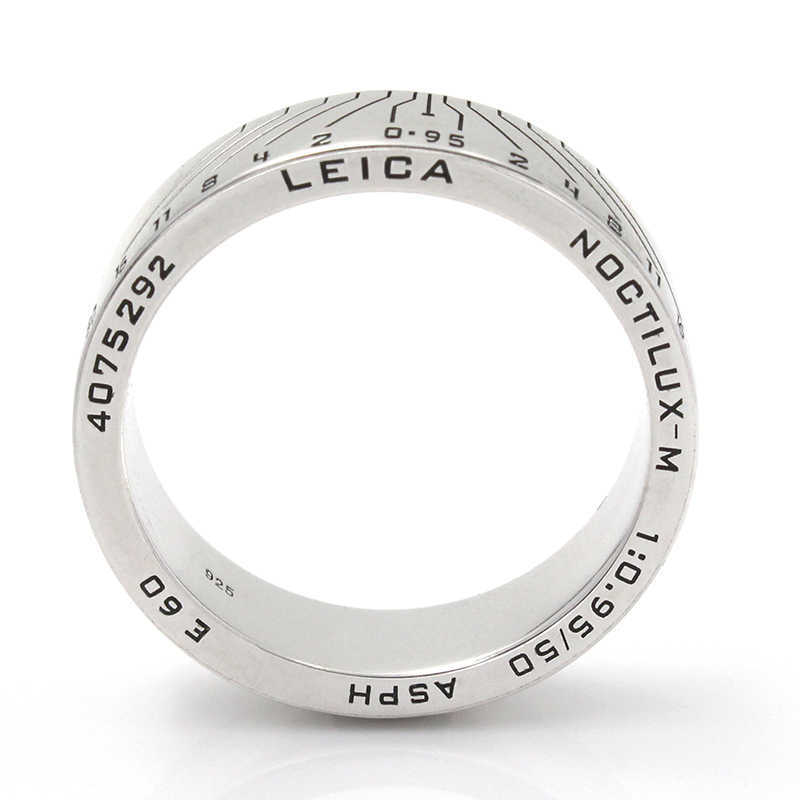 Band Rings Custom Design Camera Lens Photographer Shutterbug E60 Sterling Silver Ring