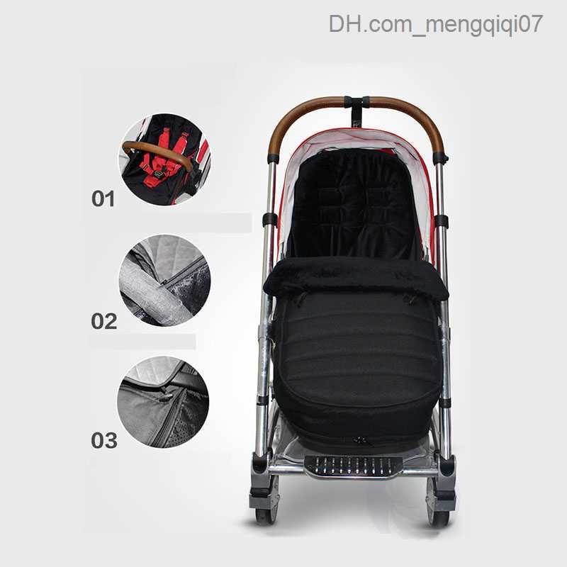 Pajamas Winter Thick Sleeping Bag Warm Baby Sleeping Bag Envelope Suitable for Newborns and Infants Windproof Trolley Pads Z230811