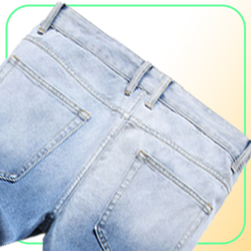 Mens Tracksuits Simple Design Men039s 2 Piece Set Spring Autumn Light Blue Long Sleeve Denim Jacket and Jeans Fashion Slim Soli5782972