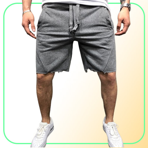 Mens New summer Cotton Men shorts bodybuilding Fitness sweat shorts Jogger Casual Gyms mens Asian Size8003523