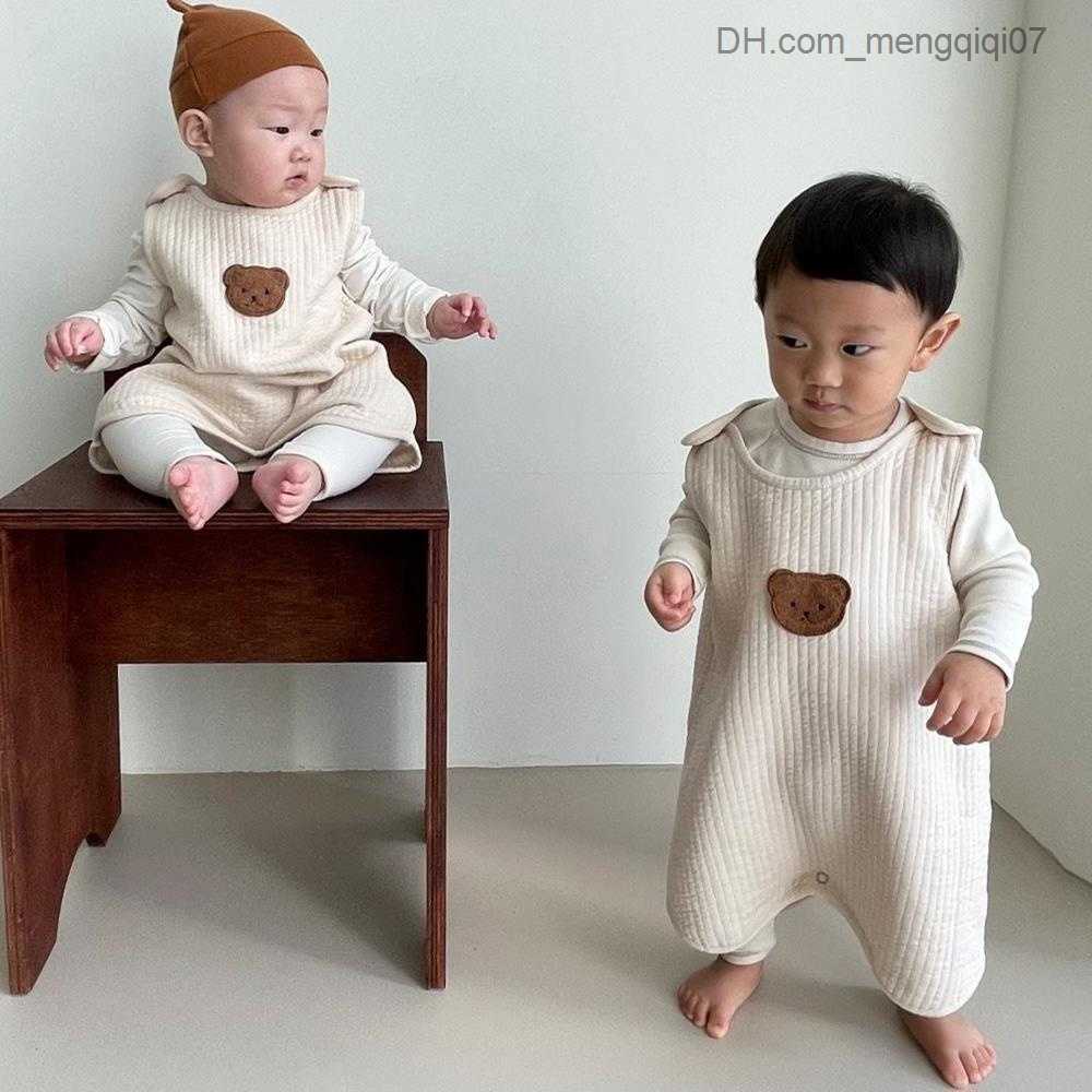 Pajamas Korean Baby Sleeping Bag Bear Baby Sleeping Bag Newborn Bodysuit Infant Clothing Newborn Z230810