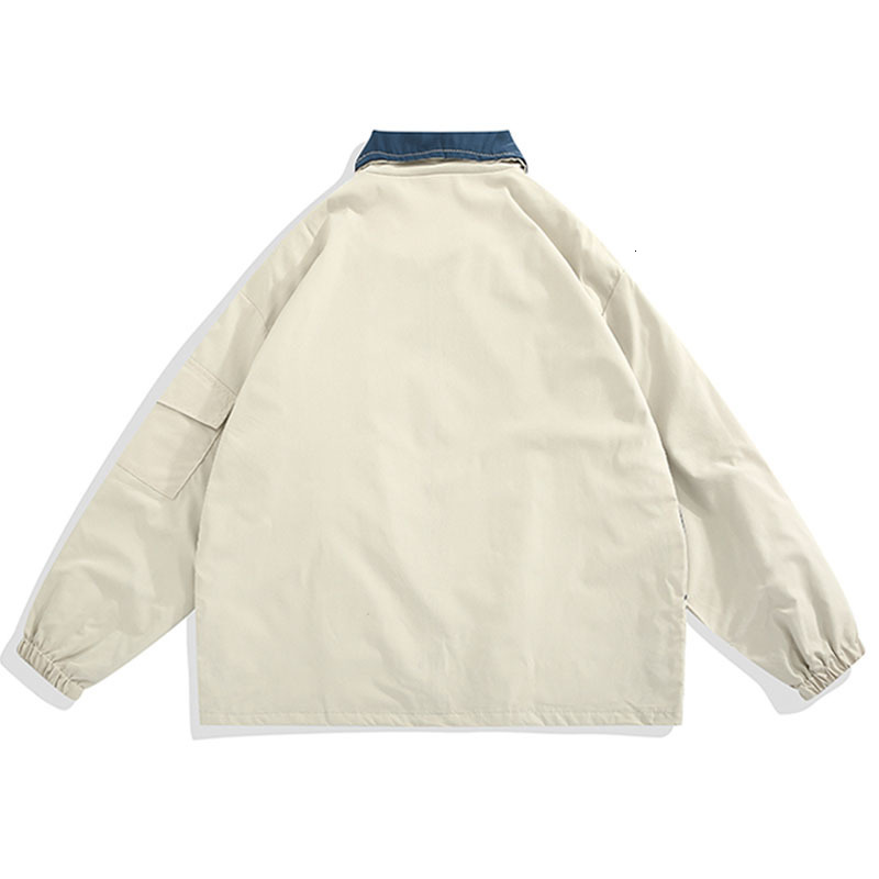 Mens Jackets Hop Hip Patchwork Varsity Jacket Men Women Japanese Harajuku Color Block Windbreaker Coats Autumn Thin Vintage Cargo 230810