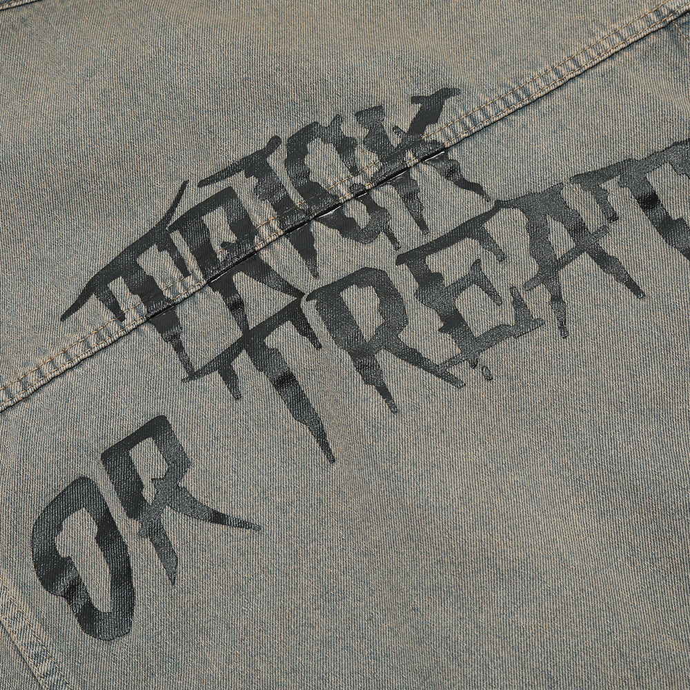 Mens Jackets Streetwear Vintage Denim Jacket Flame Embroidery Hip Hop Harajuku Jeans Retro Worn Out Coat 230810