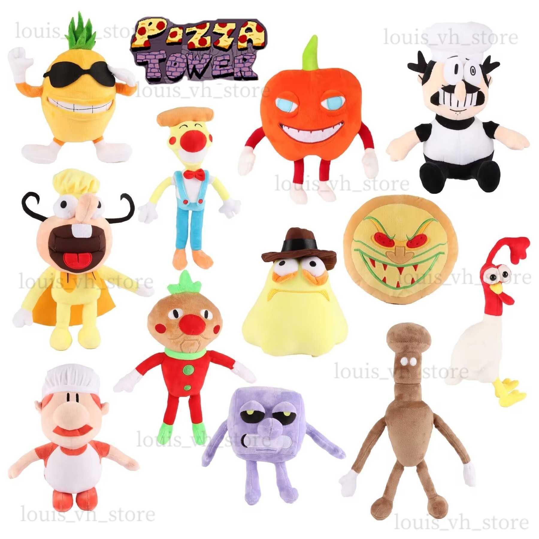 Plush Dolls Pizza Tower Plush Tower Pizza Tower Noise Plush Pizza Tower Game Plush Peppino Plushies Oblique Pepperman Stuffed Animal T230828