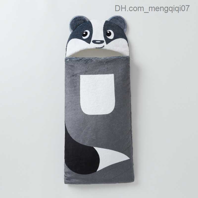 Pajamas Baby sleeping bag fox shaped thick warm blanket pure cotton cocoon baby boy girl clothing kindergarten packaging 0-6M Z230811