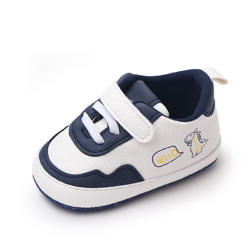 Baby First Walker Crib Shoes Spring and autumn newborn boy clothes breathable PU leather soft sole toddler girl shoes