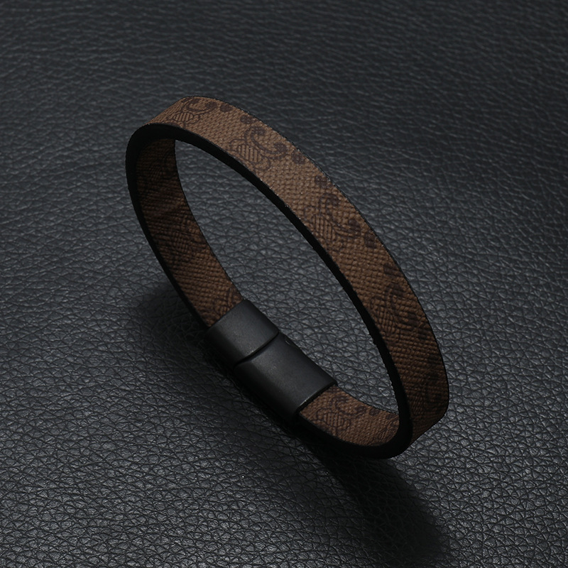 Classic Design Colorful Leather Bracelet Jewelry for Gift