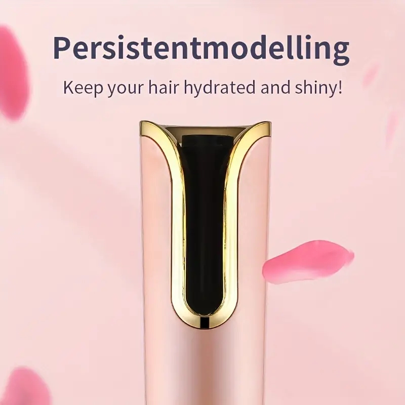 Rechargeable, Wireless Hair Curler: Portable, Multifunctional, and Fully Automatic for Home or Travel!