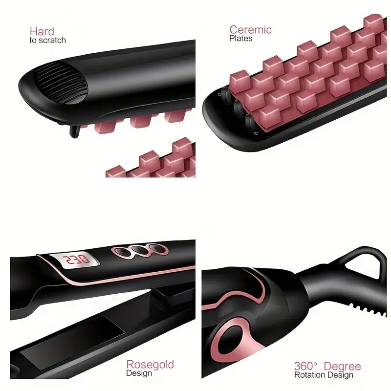 Professional Hair Curler for Home and Travel - Perfect for Women and Men - Easy to Use and Convenient