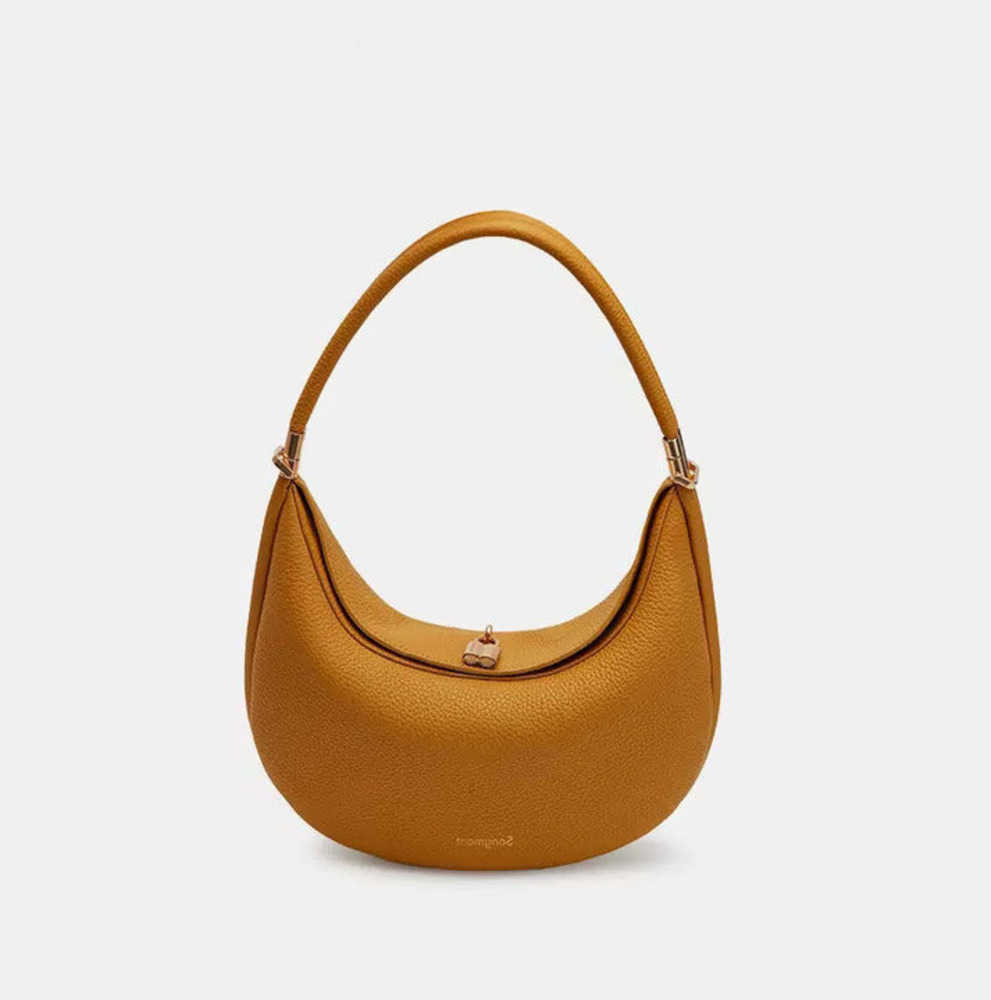 Image of Songmont Luna Bag Luxury Designer Underarm Hobo Shoulder Half Moon Leather Purse clutch bag Handbag2023