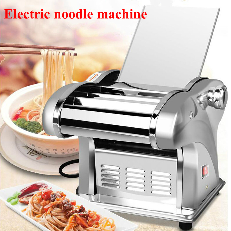 Stainless Steel Noodle Machine Household Electric Pasta Pressing Machine Ganmian Mechanism Commercial Electric Noodle Makers