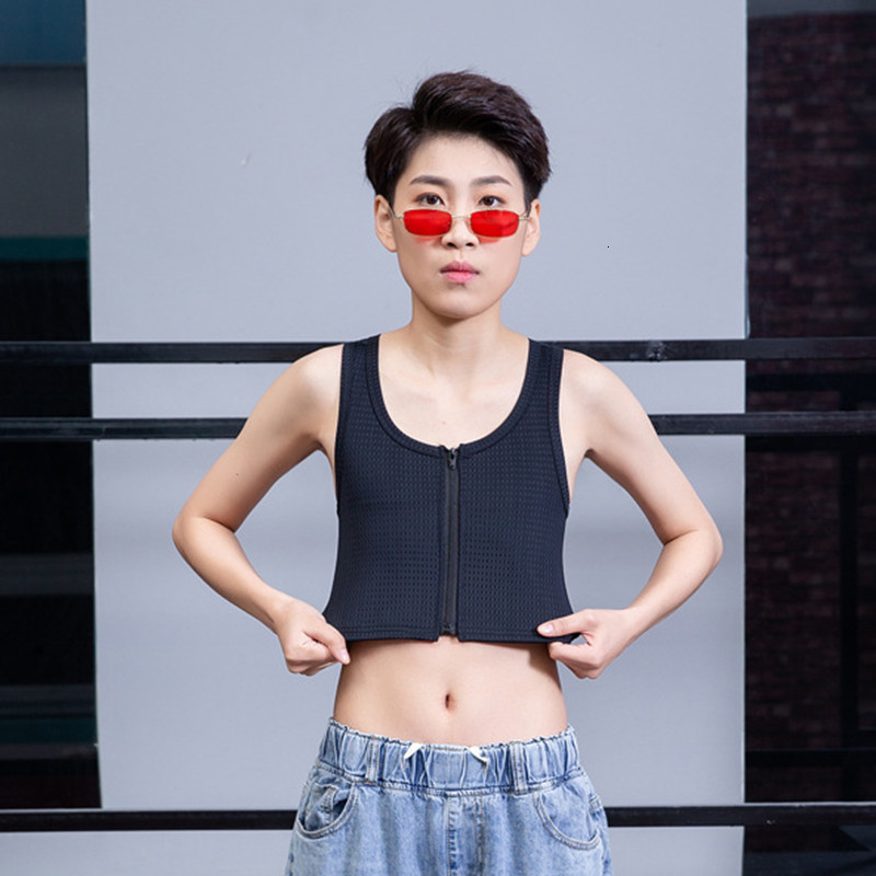 Waist Tummy Shaper Breast Binder Transexual Vest Tomboy Lesbian Flattern Chest Binders Breathable Les Corset Shirt Tomboy Bustier Tops Shapewear 23081