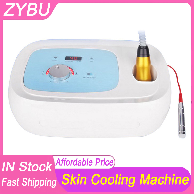 Cool Hot EMS Skin Tightening Anti Puffiness Facial Electroporation Machine Face Cryotherapy Anti Aging Wrinkle Removal Facial Rejuvenation Beauty Cool