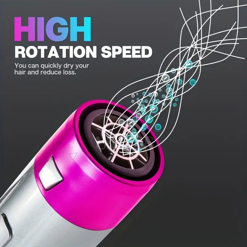 2 In 1 Hair Dryer Brush Portable Hot Air Brush Hair Styling Tool For Women And Men For Home Travel Use