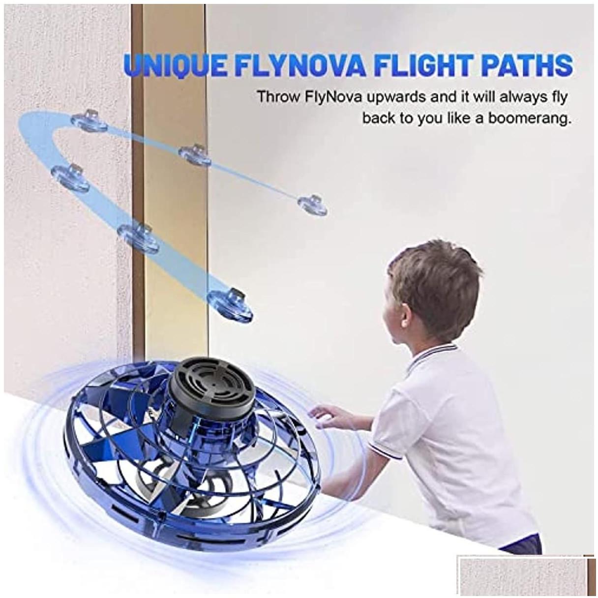 Magic Balls Fidget Flying Spinner Toys With Lights Hand Operated Mini Drones For Kids Ufo Indoor Outdoor Game Fun Things Cool Stuff Dr Dhlo4