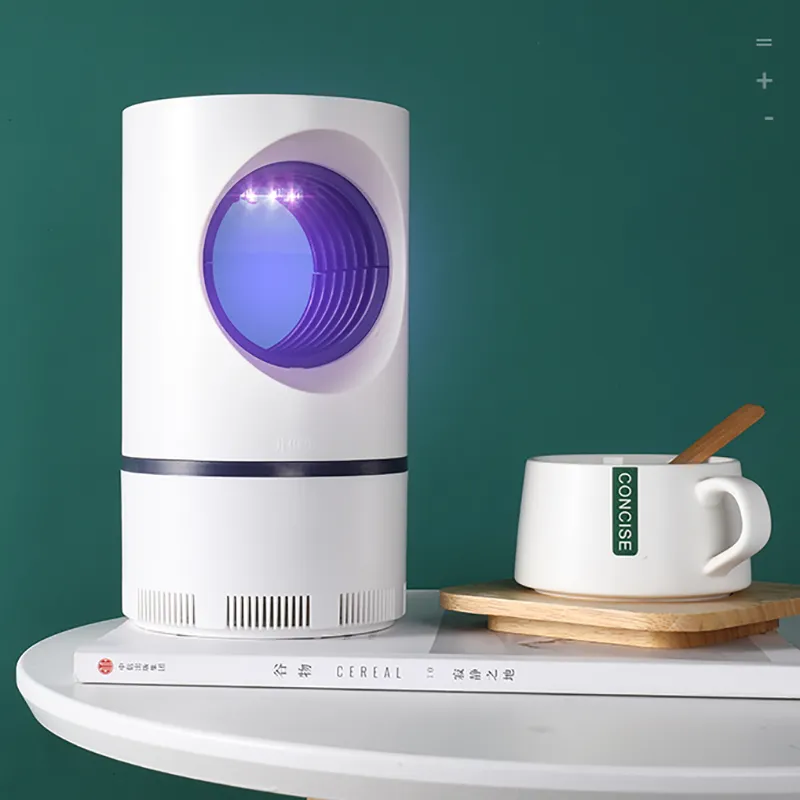 USB Mosquito Killer Lamp LED Photocatalyst vortex strong suction indoor Bug Zapper Repellent UV light Trap for Killing insectZZ